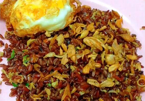 Nasi Goreng Beras Merah