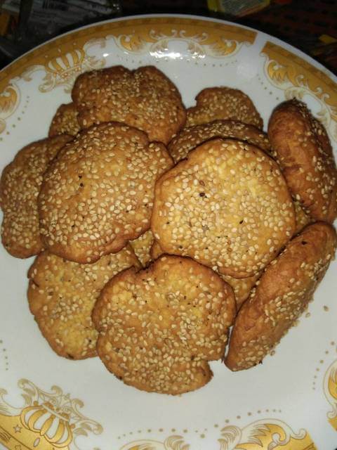 kue wijen goreng cookies wijen goreng