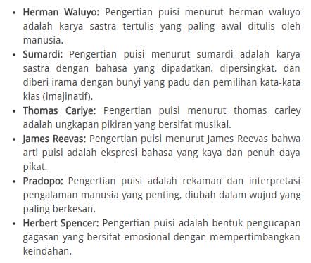 pengertian puisi
