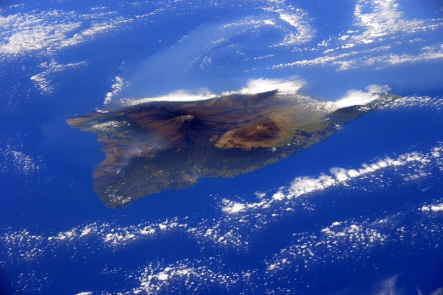 Pulau Hawai dari atas