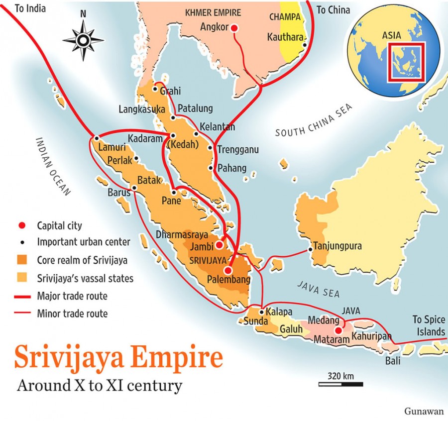 Kerajaan Sriwijaya  Sejarah dan Masa Kejayaannya di Bumi 