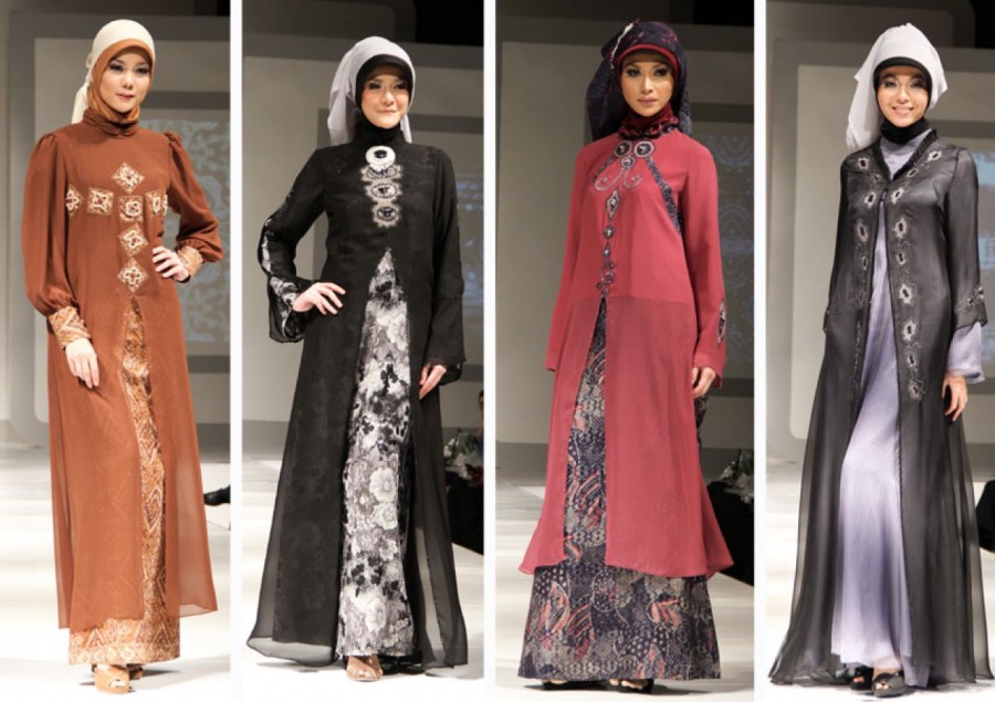 7 Contoh Model Baju  Batik Muslim  Modern Terbaik Saat Ini