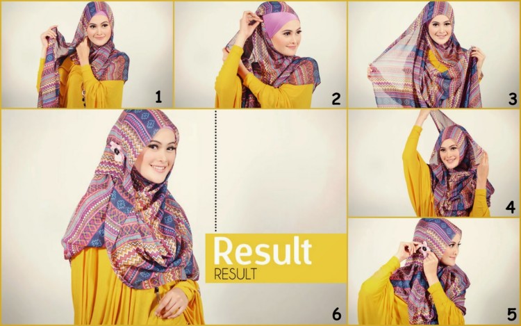 5 Tutorial Hijab Pashmina Simple Sederhana Satu Jam