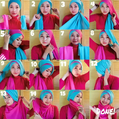 Tutorial Hijab Paris Untuk Wisuda